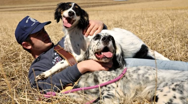 Trust the Dog: Determining a Pointing Dogs Range
